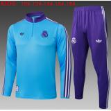 Chándal Real Madrid 2025/26 (Light bule half zipper) - NIÑOS